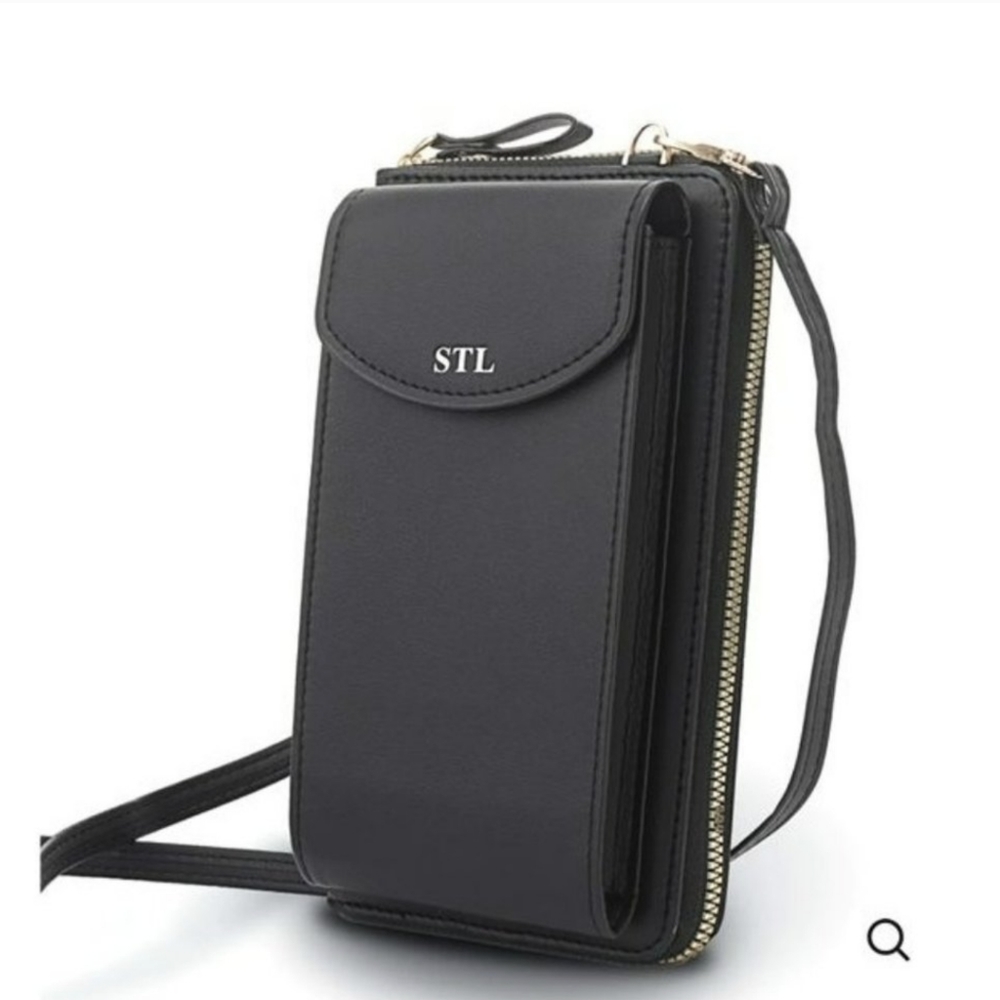 Crossbody wallet phone clutch